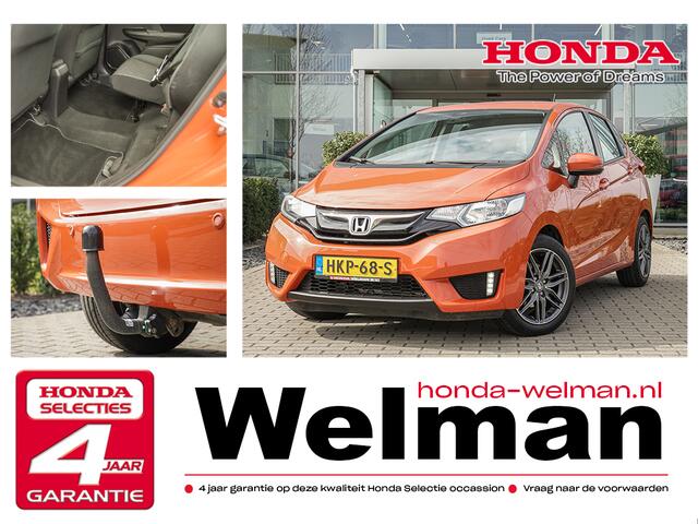 Honda JAZZ 1.3i V-TEC TREND - AUTOMAAT - 16" LICHTMETAAL - TREKHAAK - VERWARMDE VOORSTOELEN