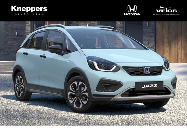 Honda JAZZ 1.5 e:HEV Advance Crosstar Navigatie, Parkeersensoren V+A, Apple/Android , All-in Rijklaarprijs
