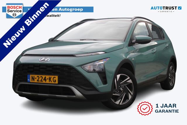 Hyundai Bayon 1.0 T-GDI Comfort Smart | Incl. 12 maanden garantie | Cruise control | Achteruitrijcamera | Parkeersensoren | Lichtmetalen velgen | Navigatie | Airco | Bluetooth | Apple Carplay/Andorid Auto | Rijstrooksensor