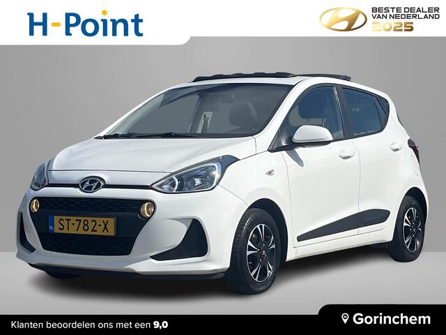 Hyundai I 10 1.0i Comfort | Schuifdak-Vouwdak| Navigatiesysteem & Apple Carplay-Android Auto | Lichtmetalen velgen | Parkeersensoren | Lage kmstand | Volledig dealer onderhouden |