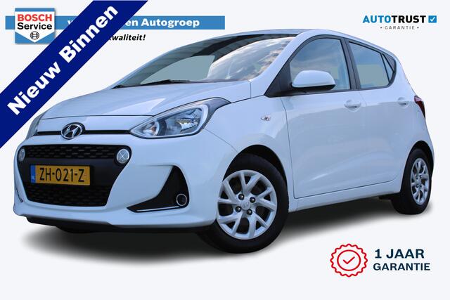 Hyundai I 10 1.0i Comfort | Incl. 12 maanden garantie | Cruise control | Airco | Bluetooth | USB | 5 deurs | 100% onderhouden |
