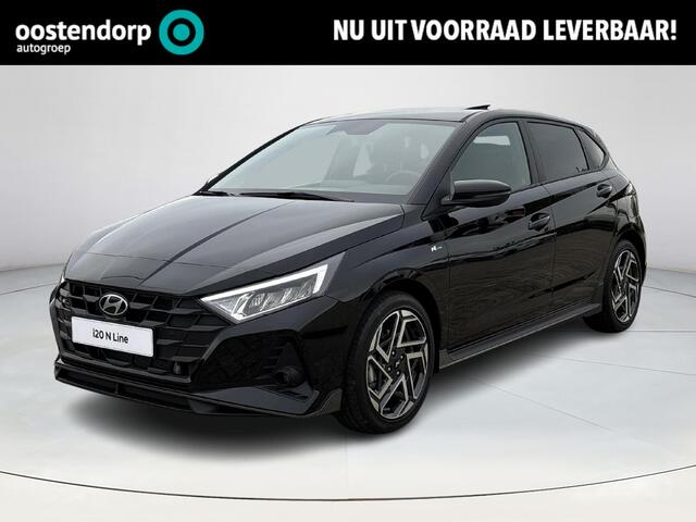 Hyundai I 20 1.0 T-GDI N Line Sky | Sportuitlaat | BOSE Premium audio | Adaptive cruise control | Lane keeping assistent | Stoel/stuurverwarming | Achteruitrijcamera | Parkeerhulp voor+achter | Schuif-kantel dak |