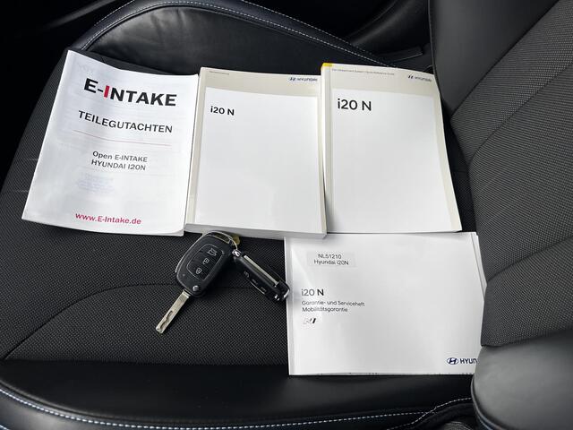 Hyundai I 20 1.6 N 204 PK / Fabrieksgarantie tot 05-2028 / Dealer onderhouden / Wagner Intercooler / Milltec Uitlaat / E-Intake / Stuur- en stoelverwarming / Navigatie via Apple Carplay Android / 18" LM wielen /