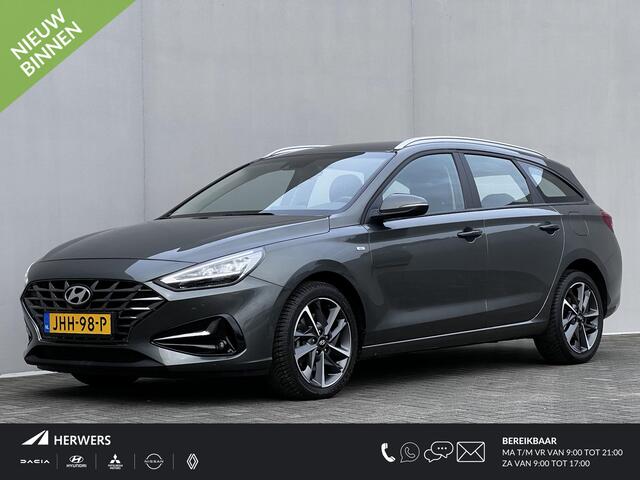 Hyundai I 30 Wagon 1.0 T-GDi MHEV Comfort Smart Automaat / Goed onderhouden / Navigatie / Stuur- en stoelverwarming / Camera / Climate Control / apple Carplay Android / 17" LM wielen met All Season banden /