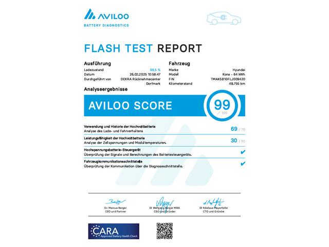 Hyundai Kona EV Premium 64 kWh SOH 99%, Stoelverwarming