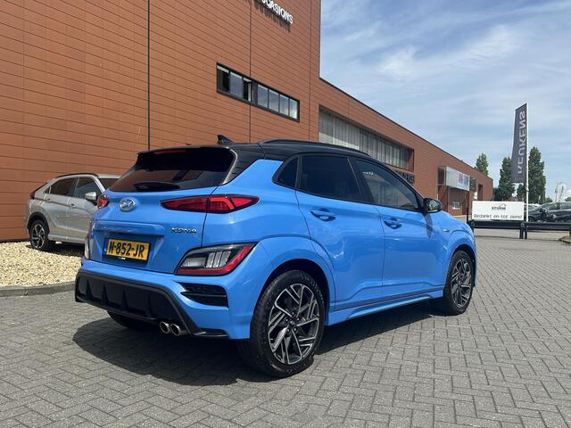 Hyundai Kona 1.0 T-GDI N Line | Navigatie Full-Map | Stoelverwarming + Ventilatie | Digitaal Instrumentenpaneel | Apple Carplay/Android Auto | Leder/Alcantara | LED Koplampen | Rijklaarprijs!