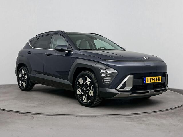 Hyundai Kona 1.6 GDI HEV Premium Sky | Apple carplay & Android auto | Leder | Schuifdak | Elektr. achterklep | Keyless | Navigatie