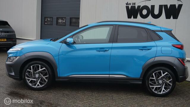 Hyundai Kona 1.6 HYBRID Schuif-Kanteldak | Elektr. Stoelverstelling | Leder | HUD | Navigatie 10.25 inch