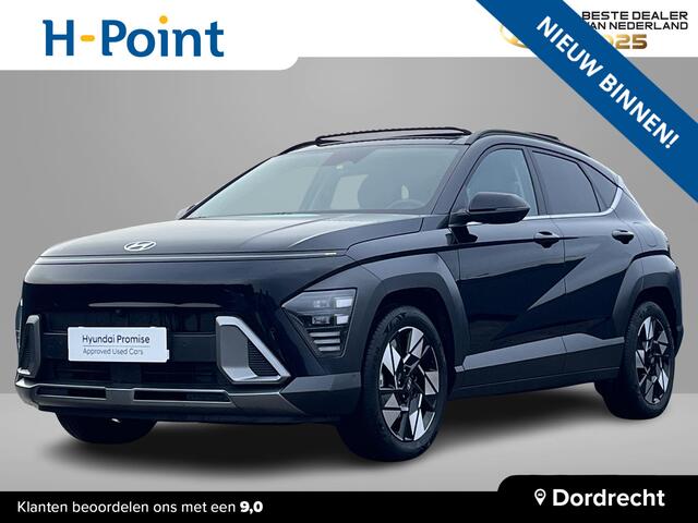 Hyundai Kona 1.6 GDI HEV 140 PK Comfort smart Sky++ | Schuifkanteldak | Premium interieur | 360o Camera | Fabrieksgarantie 08-2029 |