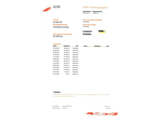 Hyundai Kona EV Premium 64 kWh 3-Fase 2e-Eig. & Keurig-Onderh. BOVAG-Garantie. NL-Auto..