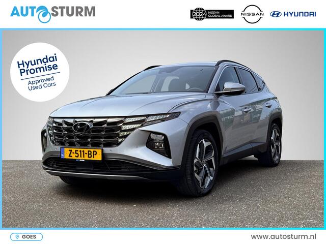 Hyundai TUCSON 1.6 T-GDI PHEV Premium 4WD | Vol-Leder | Digitaal Instrumentenpaneel | Adapt. Cruise Control | Apple Carplay/Android Auto | Stoelverwarming | Dodehoek Detectie | 360° Camera | Rijklaarprijs!