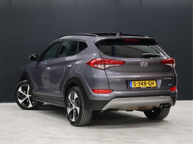Hyundai TUCSON 1.6 T-GDi Comfort 4WD [SCHUIFKANTELDAK, VOL LEDER, CAMERA, STOELVENTILATIE + VERWARMING, CLIMATE, NAVIGATIE, NIEUWSTAAT]