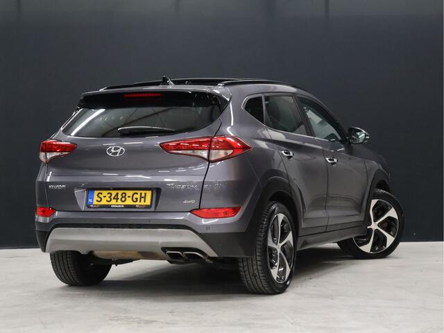 Hyundai TUCSON 1.6 T-GDi Comfort 4WD [SCHUIFKANTELDAK, VOL LEDER, CAMERA, STOELVENTILATIE + VERWARMING, CLIMATE, NAVIGATIE, NIEUWSTAAT]