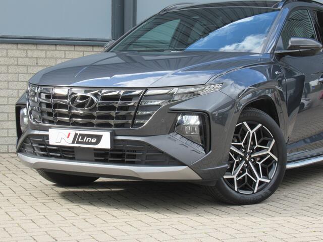 Hyundai TUCSON 1.6 T-GDI HEV 230 PK N Line Sky 1e eigen | dealer onderh | full options | 1650 kg tr.gewicht
