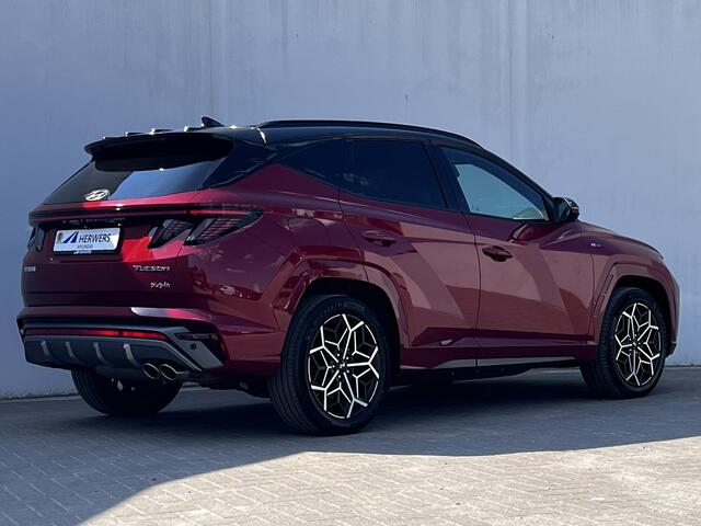 Hyundai TUCSON 1.6 T-GDI PHEV N Line 4WD / Dealer onderhouden / Trekgewicht 1.350 Kg / Accu SoH 100% / Camera / Adaptief CC / Stuur- en Stoelverwarming / Elektrische klep / Apple Carplay Android Auto /