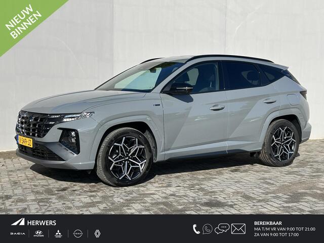 Hyundai TUCSON 1.6 T-GDI PHEV N Line 4WD / Trekhaak (1.350 kg ) / Elektrische kofferbak / Elektrisch verstelbare stoelen / Stoelverwarming / Stoelverkoeling / Adaptieve cruise control