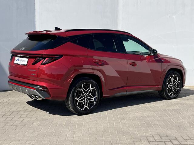 Hyundai TUCSON 1.6 T-GDI PHEV N Line Ed. 4WD Automaat / Dealer Onderhouden / Achteruitrij Camera / Stuur- en Stoelverwarming / Apple Carplay & Android Auto / Keyless Entry & Start / Navigatie full map / Adaptieve cruise control / Elektrische achterklep / Ski-luik / Kre