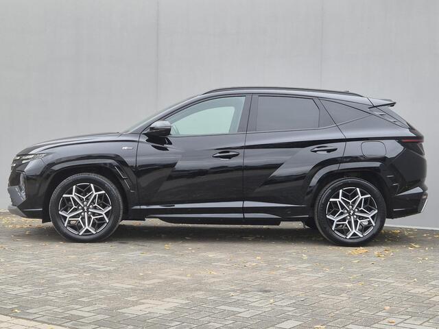Hyundai TUCSON 1.6 T-GDI PHEV Plug-in N Line 4WD Automaat / Apple Carplay Android Auto / Trekgewicht 1350 kg / Elektrische achterklep / Stuur-, Stoel en Achterbankverwarming / Rondomzicht camera / Stoelventilatie /