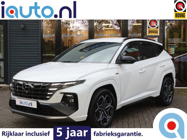 Hyundai TUCSON 1.6 T-GDI HEV N Line LED/Leder/360/Keyless/Virtual Cockpit/Elek. stoelen/19"/Trekhaak afn.
