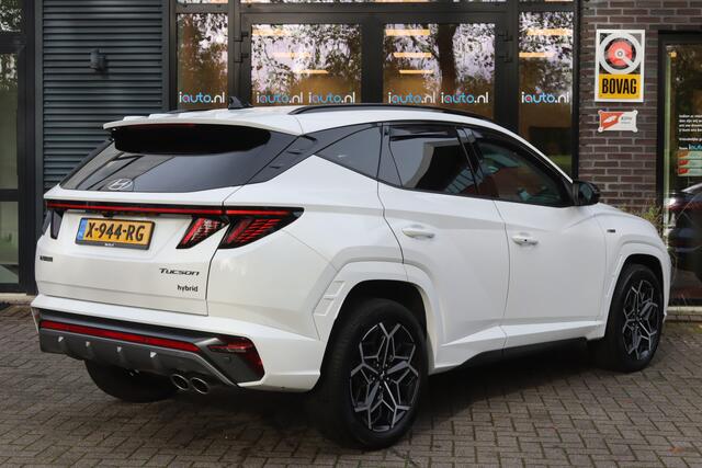 Hyundai TUCSON 1.6 T-GDI HEV N Line LED/Leder/360/Keyless/Virtual Cockpit/Elek. stoelen/19"/Trekhaak afn.