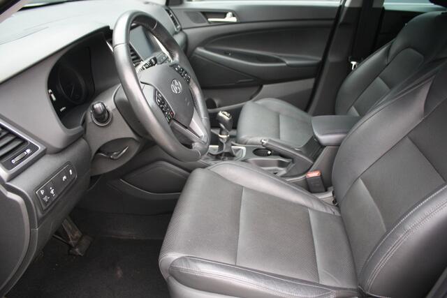 Hyundai TUCSON 1.6 T-GDi 177PK Premium - LEDER - NAVIGATIE - CAMERA - TREKHAAK - PDC