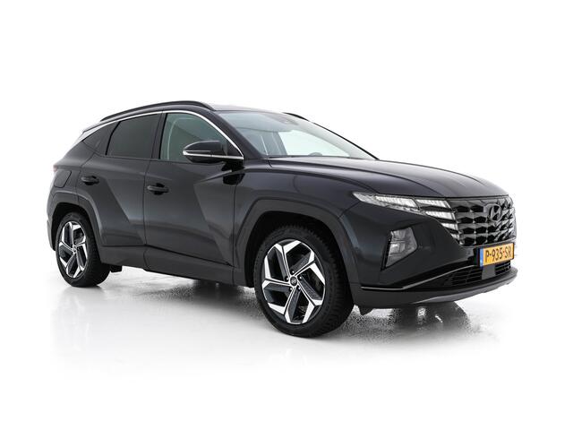Hyundai TUCSON 1.6 T-GDI PHEV Premium 4WD (INCL.BTW) *FULL-LEATER | FULL-LED | ADAPTIVE-CRUISE | BLIND-SPOT | MEMORY-PACK | TOP-VIEW | KEYLESS | DIGI-COCKPIT | HEATED/VENTILATED-COMFORTSEATS | DAB+ | PRIVACY-GLASS | SHIFT-PADDLES | 1