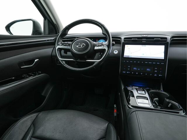 Hyundai TUCSON 1.6 T-GDI PHEV Premium 4WD (INCL.BTW) *FULL-LEATER | FULL-LED | ADAPTIVE-CRUISE | BLIND-SPOT | MEMORY-PACK | TOP-VIEW | KEYLESS | DIGI-COCKPIT | HEATED/VENTILATED-COMFORTSEATS | DAB+ | PRIVACY-GLASS | SHIFT-PADDLES | 1
