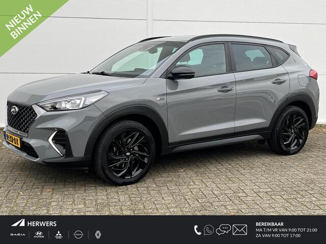 Hyundai TUCSON 1.6 T-GDI N-Line / trekhaak ( 1600 kg) / Autonomous Emergency Braking / lichtmetalen velgen 19" / voorstoelen verwarmd /