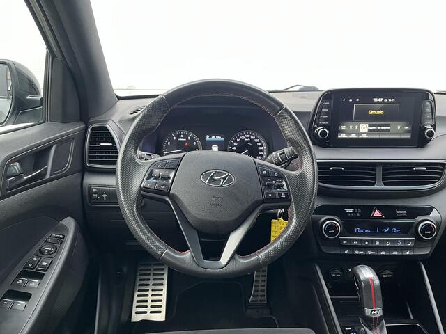 Hyundai TUCSON 1.6 T-GDI N-Line / trekhaak ( 1600 kg) / Autonomous Emergency Braking / lichtmetalen velgen 19" / voorstoelen verwarmd /