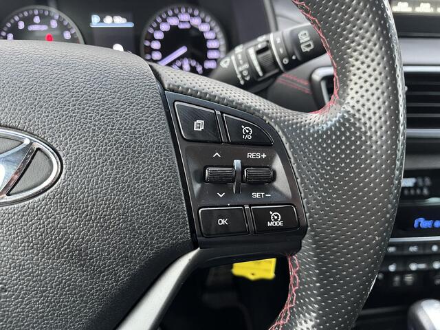 Hyundai TUCSON 1.6 T-GDI N-Line / trekhaak ( 1600 kg) / Autonomous Emergency Braking / lichtmetalen velgen 19" / voorstoelen verwarmd /