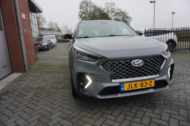 Hyundai TUCSON 1.6 T-GDI 177PK AUTOMAAT N-LINE DEALER ONDERHOUDEN PANORAMADAK FULL LED 360CAMERA LEDER/ALCANTARA STOEL+STUURVERWARMING ADAPTIEVE CRUISE ANDROID/APPLECARPLAY NAVI KEYLESS ENZ...