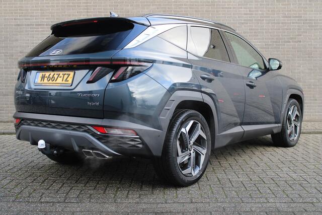 Hyundai TUCSON 1.6 T-GDI HEV Premium Automaat, Keyless Entry/Start, Andr. Auto/Applecarpl., Trekhaak, Lederen bekleding