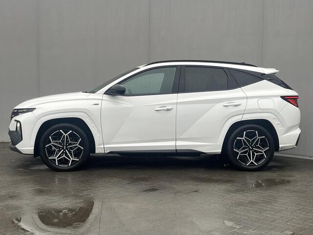 Hyundai TUCSON 1.6 T-GDI PHEV N Line 4WD / Vaste Trekhaak 13-polig (Trekgewicht 1.350kg) / Stuur- en Stoelverwarming / Stoelverkoeling / 360° Camera / Apple Carplay & Android Auto / Elektrische Achterklep / Climate Control / Adaptieve Cruise Control / Elektrisch Verste