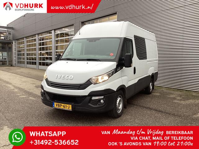 Iveco DAILY 35S16V 2.3 L3H2 155 pk Aut. DC Dubbel cabine/ 3.5T trekverm./ Climate/ Cruise/ Camera/ Trekhaak