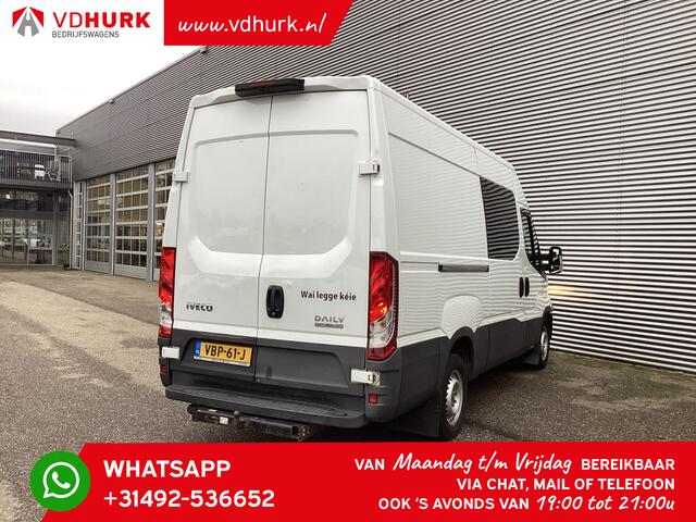 Iveco DAILY 35S16V 2.3 L3H2 155 pk Aut. DC Dubbel cabine/ 3.5T trekverm./ Climate/ Cruise/ Camera/ Trekhaak