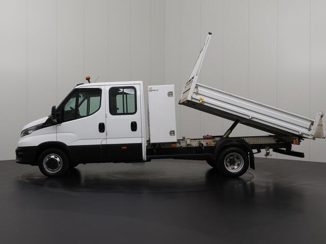Iveco DAILY 35C14 Dubbele Cabine Kipper | Materiaalkist | 3500KG Trekhaak | Airco | Cruise | 6-Persoons