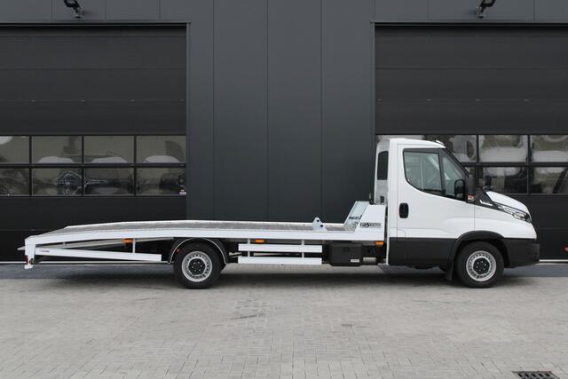 Iveco DAILY 35S18 3.0L 180pk Autotransporter - Geveerde Stoel - Lier - LED - Navi - ACC - Lane Assist - Faustmann Opbouw - Rijklaar