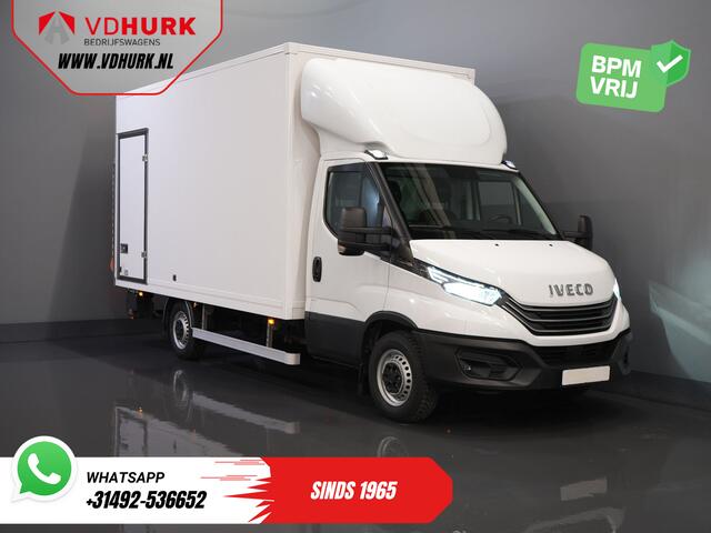 Iveco DAILY 35S18HV 3.0 Aut. ZF BPM VRIJ! Bakwagen Laadklep/ Zijdeur/ LED/ Spoiler/ 3.5T trekverm./ Gev.Stoel/ Adapt.Cruise/ Navi/ Carplay/ Climate/ 440x210x230