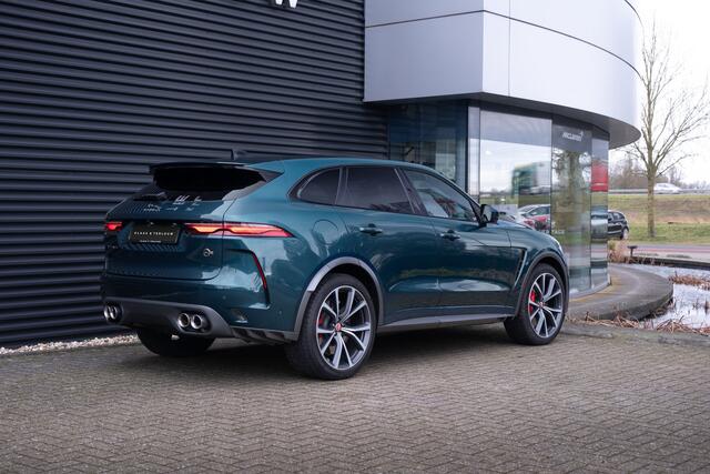 Jaguar F-PACE 5.0 P550 V8 SVR Supercharged / Panoramadak / Meridian Surround Audio
