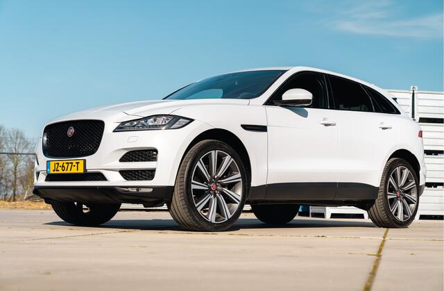 Jaguar F-PACE 3.0 S/C Portfolio AWD 35t *340PK* 1e Eigenaar / HUD / Meridian Surround / Leder / 22"LMV / Jaguar LED / Keyless / Parelmoer / Org.NL!