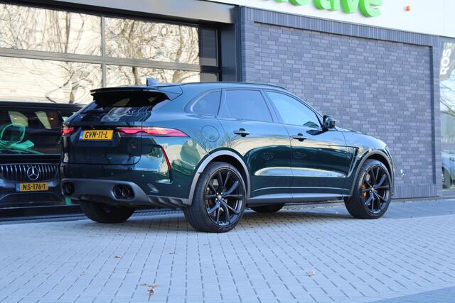 Jaguar F-PACE 5.0 V8 S/C AWD SVR | UNIEK! | DEALER OND | HUD | 360 | STOELKOELING | ELEK TREKHAAK | MERIDIAN |