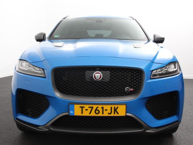 Jaguar F-PACE 5.0 V8 AWD SVR 551 pk Panorama dak | Meridian sound | Premium Pack | Light Pack | ACC | Leder | ADS |360 Camera