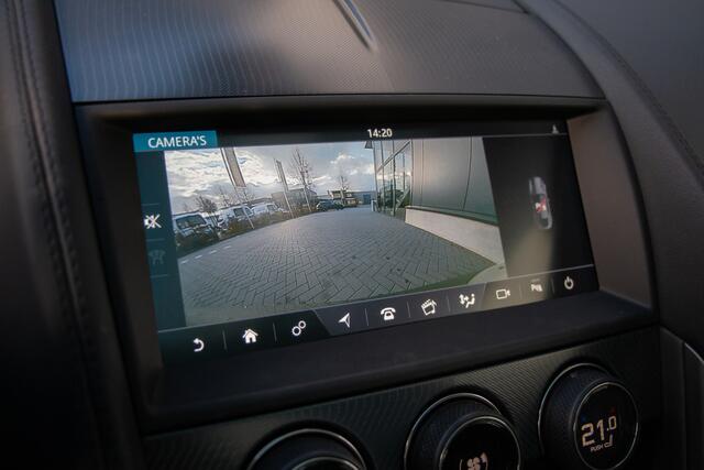 Jaguar F-TYPE 2.0T 300pk RWD R-Dynamic | NL Auto | BTW | Sportuitlaat | Lane Assist | Stuurverwarming | Glasdak | RWD | Led | Camera | Memory | Apple & Android Carplay | 19"| Dealer Onderhouden.