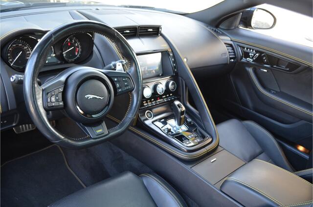 Jaguar F-TYPE 3.0 V6 RWD 400 Sport NL auto | Dealer onderhouden | 2x Memory stoel + stuur | Stoelventilatie / verwarming | Pano | Meridian surround | LED koplampen | Stuurverwarming | Sportuitlaat