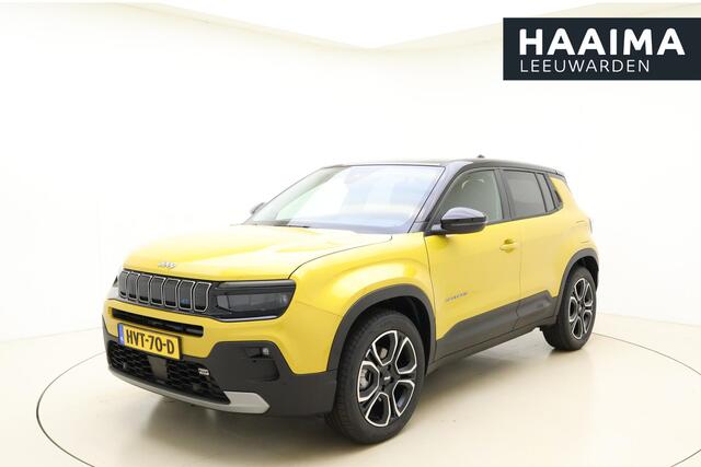 Jeep Avenger Summit 54 kWh | NIEUW | LED Projector koplampen | Navigatie | Camera | Sfeerverlichting | 18'' lichtmetalen velgen | Two-tone lak | Getint glas | Snel leverbaar!