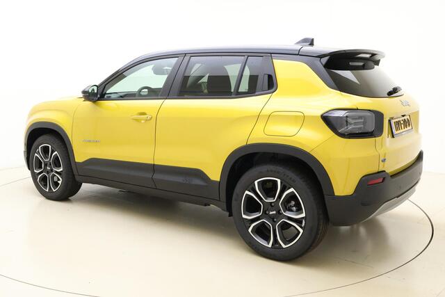 Jeep Avenger Summit 54 kWh | NIEUW | LED Projector koplampen | Navigatie | Camera | Sfeerverlichting | 18'' lichtmetalen velgen | Two-tone lak | Getint glas | Snel leverbaar!