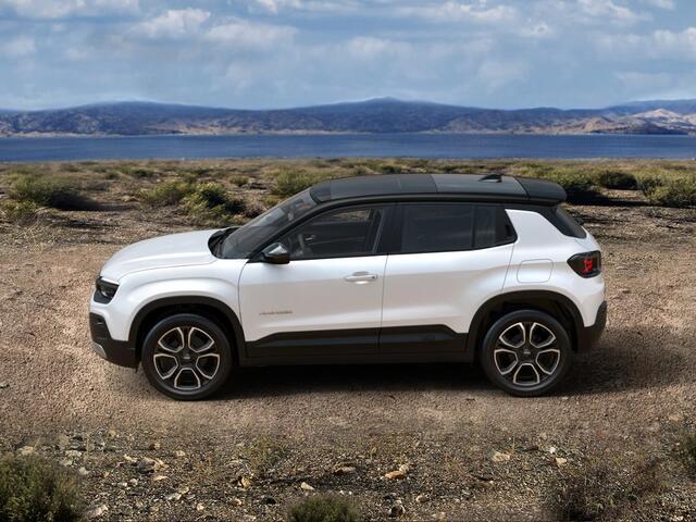 Jeep Avenger Summit 54 kWh | 17% Bijtelling | Schuif/Kanteldak | Leder&Winter Pack | Warmtepomp | Info&Convenience Pack