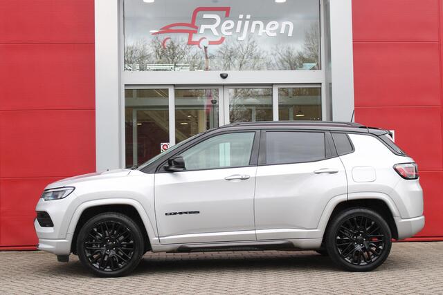Jeep COMPASS 4xe 240PK Plug-in Hybrid S | NAVIGATIE 10,25 "TOUCHSCREEN | APPLE CARPLAY/ANDROID AUTO | ACHTERUITRIJ CAMERA | DAB+ RADIO | CLIMATE CONTROL | 19"GLOSS BLACK LICHTMETALEN VELGEN | ADAPTIVE / CRUISE CONTROL | DIGITAAL INSTRUMENTENPANEEL | LEDEREN BEKLEDING 