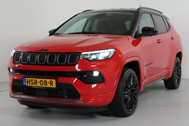 Jeep COMPASS 4xe 240pk Plug-in Hybrid Electric S | Alpine | Leer | 19" | Camera 360° | Leer | Memory | Adaptive | Dodehoek | Inparkeer |