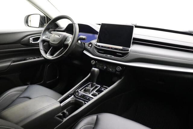 Jeep COMPASS 4xe 240 Plug-in Hybrid Electric S Automaat | Navigatie | Lederen bekleding | Camera | Keyless | Zwart dak | Dakrails | Lichtmetalen velgen black | Climate control